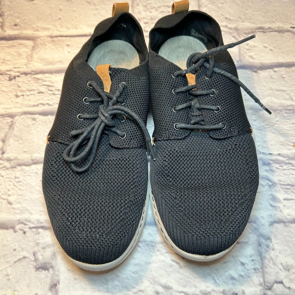 Clarks Step Urban Mix Sneakers Mens 9M Black Textile Knit Lightweight Low-Top